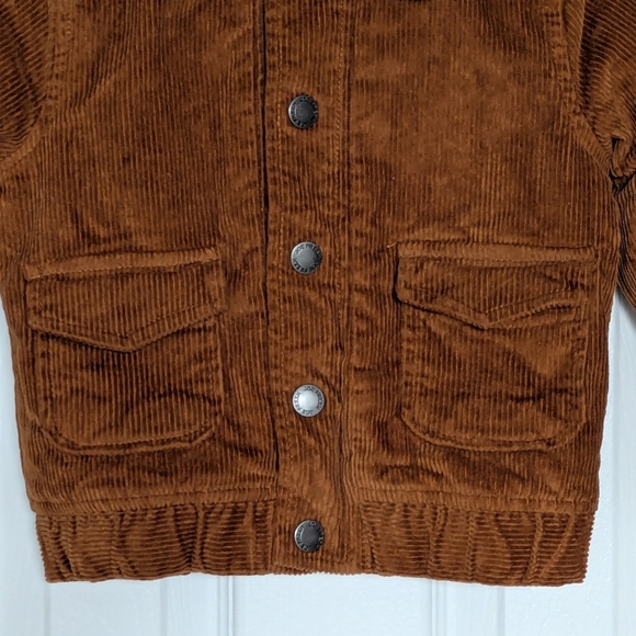 Joe Fresh Kid's (Size 2T) Brown Corduroy, Sherpa Lined, Bomber Jacket - Picture 3 of 14